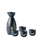 DecorBites™ Ceramic Sake Liquor Dispenser Set - Yellow Wine Cup & Small Glass