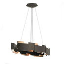DecorBites™ Black Scandinavian Style Ceiling Chandelier LED Lustres for Living Room Bedroom