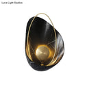 Black and gold marble wall light for living room 40w maximum bulb