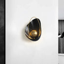 Black and gold marble wall light for living room 40w maximum bulb