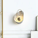 Black and gold marble wall light for living room 40w maximum bulb