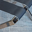 Bitterroot-Foldable Metal Luggage Rack with Genuie Leather