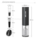 Black and silver electric corkscrew kit dining room wine opener