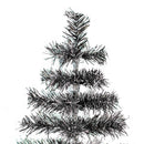 Black & Silver Firework Tinsel Tree