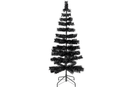 Black & Silver Firework Tinsel Tree