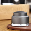 Black and stainless steel adjustable coffee tamper kitchen barista tool