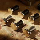 Black and stainless steel adjustable coffee tamper kitchen barista tool