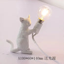 DecorBites™ Cat Resin Table Lamp for Children's Bedroom Decor