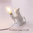 DecorBites™ Cat Resin Table Lamp for Children's Bedroom Decor