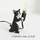 DecorBites™ Cat Resin Table Lamp for Children's Bedroom Decor