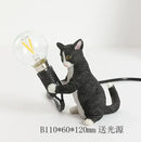 DecorBites™ Cat Resin Table Lamp for Children's Bedroom Decor