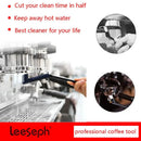 Black and white espresso machine coffee brush spoon kitchen tool