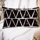 Black and white geometric wave line pillowcase set bedroom decor