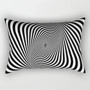 Black and white geometric wave line pillowcase set bedroom decor