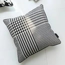 Black and white hounds tooth cushion cover living room throw pillow