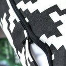 Black and white hounds tooth cushion cover living room throw pillow