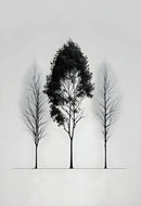 Black and White Landscape Wall Art