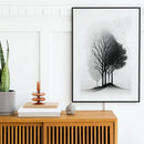 Black and White Landscape Wall Art