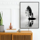 Black and White Landscape Wall Art