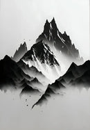 Black and White Landscape Wall Art