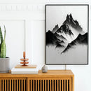 Black and White Landscape Wall Art