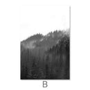 Black and White Nature Canvas