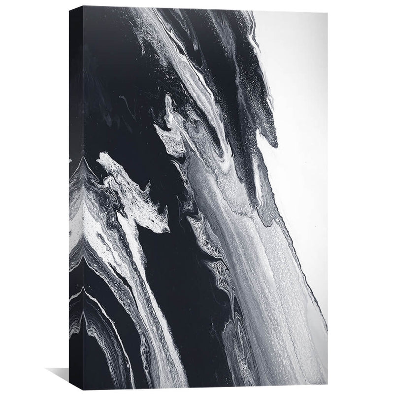 Black And White Storm Canvas