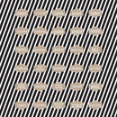Black and White Stripes Spice Labels