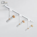 DecorBites™ Nordic Tubular Metallic Spotlight with Wood Cap