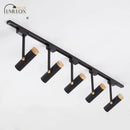 DecorBites™ Nordic Tubular Metallic Spotlight with Wood Cap