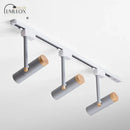 DecorBites™ Nordic Tubular Metallic Spotlight with Wood Cap