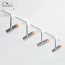 DecorBites™ Nordic Tubular Metallic Spotlight with Wood Cap