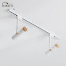 DecorBites™ Nordic Tubular Metallic Spotlight with Wood Cap