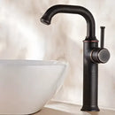 Black antique brass basin faucet matte black & copper kitchen mixer