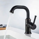 Black antique brass basin faucet matte black & copper kitchen mixer