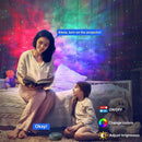 DecorBites™ Aurora Galaxy Star Projector Night Light for Kids Baby Gift