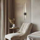 Black Battery Operated Wall Sconces Set