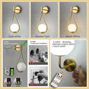 Black Battery Wall Sconces Remote