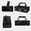 Black beam stroboscope laser music light for living room parties