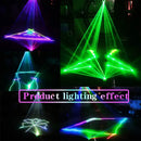 Black beam stroboscope laser music light for living room parties