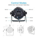 Black big dipper led par light with stand event stage lighting