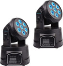 Black big dipper rgbw mini moving head party light set for bar room