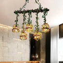 Black Birdcage Pendant Light Fixture