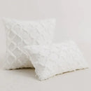 Black boho lumbar pillow cover bedroom textured woven decor