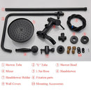 Black bronze bathroom shower set with handheld spray – bathroom