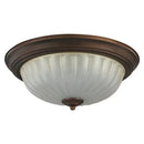 Black bronze ribbed glass ceiling light for kitchen and bedroom
