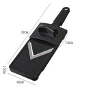 Black cabbage grater and shredder kitchen slicer