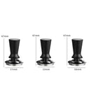 Black calibrated stainless steel espresso tamper set kitchen tool