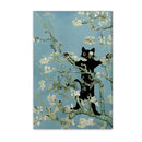 Black Cat Canvas Wall Art