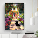 Black Cat Canvas Wall Art